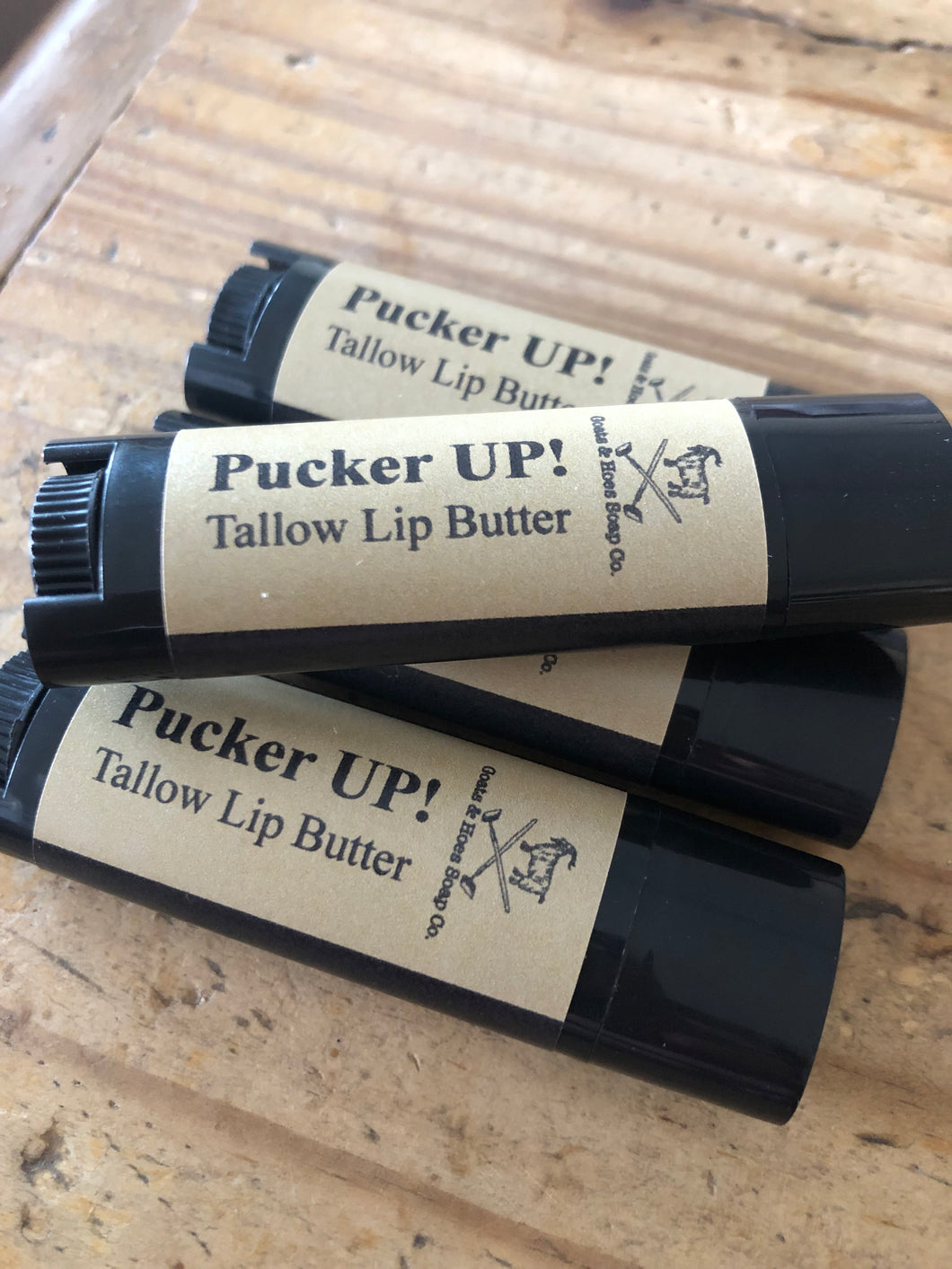 Pucker Up! Tallow lip butter